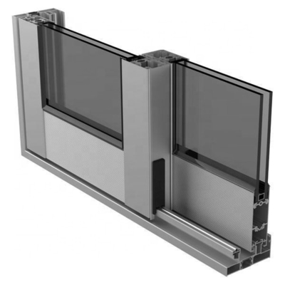 Profil de cadre de porte en aluminium de la série SHENGXIN 6000 pour portes et fenêtres Longueur 5,8-6,0M