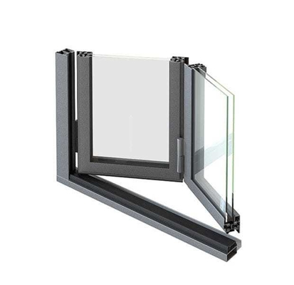 Profil d'extrusion en aluminium de style chinois pour fenêtres horizontales à prix abordable