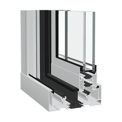 Profiles de fenêtre en aluminium 6063 T5 extrusion avec taille personnalisée de Anhui Shengxin