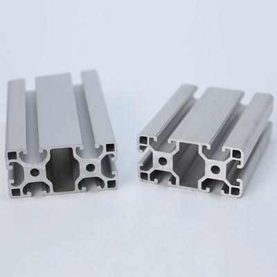 Profil d'extrusion d'aluminium industriel sur mesure 6063 pour les cadres 20x20 30x30 40x40 40x80