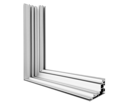 Cadre d'affichage d'affichage de plancher argenté Snap Edge Profiles en aluminium Cadres pour magasin