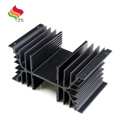 s Profil d'extrusion en aluminium de l'évier à chaleur de fourniture supérieur avec épaisseur standard de l'industrie