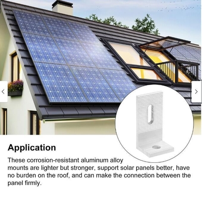 6005 L-Pieds support de montage solaire avec une tolérance de ± 1% alliage d'aluminium Shengxin