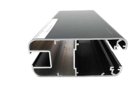 Anhui Shengxin profilé en aluminium de longueur personnalisée pour portes et fenêtres noires brillantes