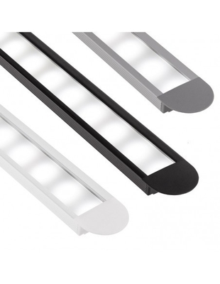 Profil LED à extrusion d'aluminium pour éclairage décoratif Tolérance en argent ± 1% Shengxin