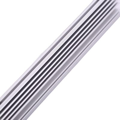 Tracé de rail de rideau en aluminium pour fenêtre de porte avec finition anodisée de 5,8 à 6,0 m de longueur