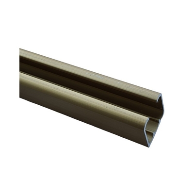 Shengxin Transfert de grain de bois LED profilé de cadre d'extrusion en aluminium pour un angle de 45 degrés