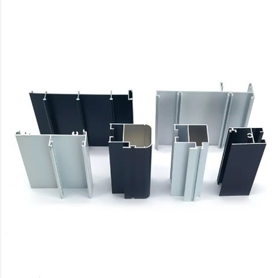 6000 profilé de cadre d'extrusion d'aluminium structurel en poudre avec couleur personnalisée