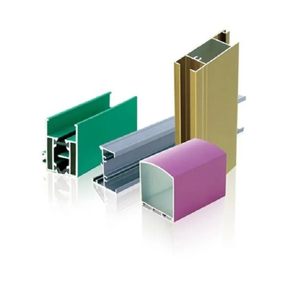 6000 profilé de cadre d'extrusion d'aluminium structurel en poudre avec couleur personnalisée
