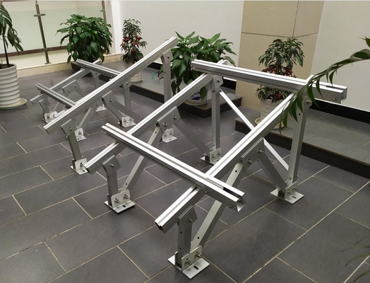 Profil d'aluminium T3-T8 décoratif pour cadres et système de montage de panneaux solaires personnalisés