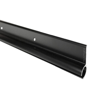 Perçage, perçage, précision de coupe, extrusion d'aluminium pour rails en argent