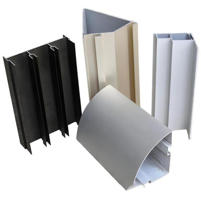 6000 profilé de cadre d'extrusion d'aluminium structurel en poudre avec couleur personnalisée