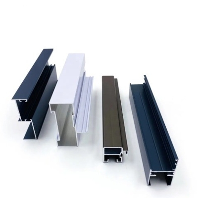 6000 profilé de cadre d'extrusion d'aluminium structurel en poudre avec couleur personnalisée