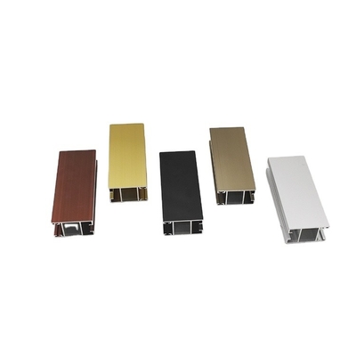 6000 profilé de cadre d'extrusion d'aluminium structurel en poudre avec couleur personnalisée