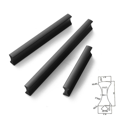 Profil d'aluminium pour meubles ou armoires de cuisine anodisé et norme GB5237-2008
