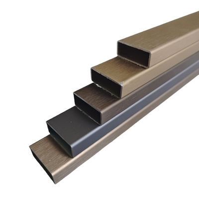 Profil d'extrusion en aluminium revêtu de poudre pour porte T5 de couleur personnalisée de la série 6000