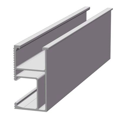 Parties d'extrusion industrielle Panneaux solaires en aluminium pour le pliage et l'anodisation