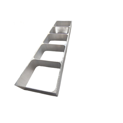 6063 Profiles d'extrusion industriels en alliage d'aluminium pour chariots et bus certifiés ISO