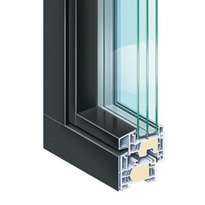 Profil de porte et de fenêtre en aluminium à découpe de précision pour la décoration de bâtiments sur mesure