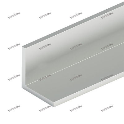 Profiles d'aluminium anodisé en argent personnalisés en aluminium à angle avec service de soudage