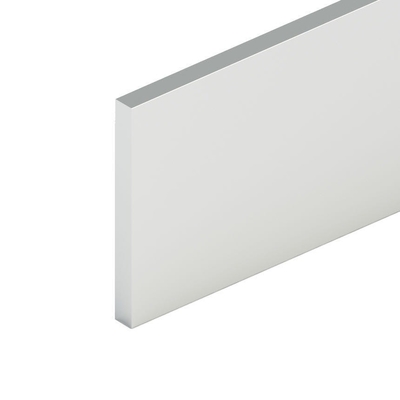 Tolérance ± 1% Profiles en aluminium plat anodisé argenté pour les applications résidentielles