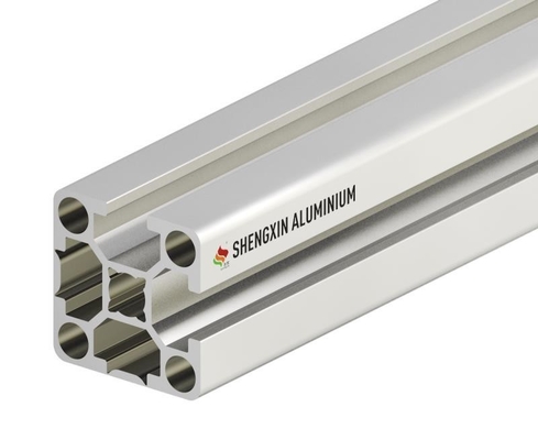 Décorations Profil d'extrusion d'aluminium anodisé en T à fente noire 2020 4040 4545 4080 8080