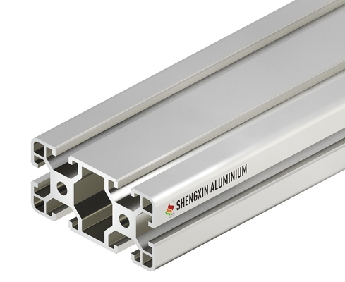 Décorations Profil d'extrusion d'aluminium anodisé en T à fente noire 2020 4040 4545 4080 8080