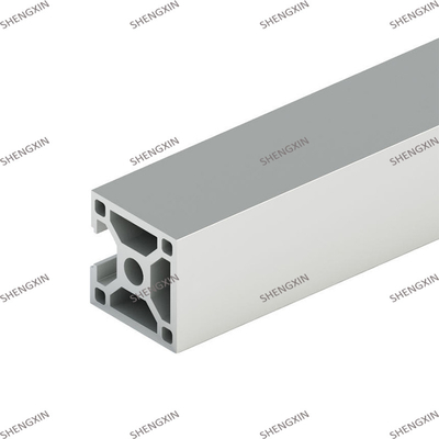 Profil d'alliage d'aluminium 6063-T5 Profil d'argent anodisé 4040 4080 V Profil d'extrusion par fente