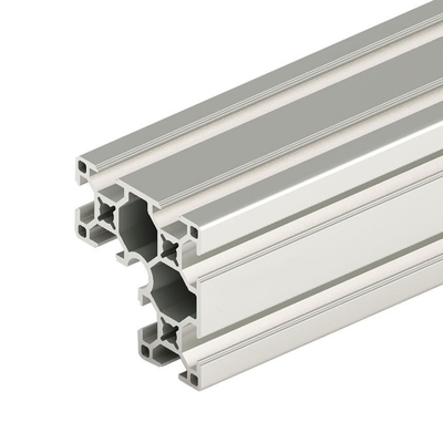 Profil d'alliage d'aluminium 6063-T5 Profil d'argent anodisé 4040 4080 V Profil d'extrusion par fente