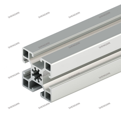 Profiles en aluminium à fente T 4040 4020 4080 Anodisation en argent pour des applications de précision