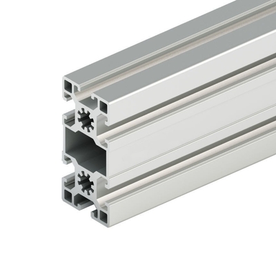 Profiles d'extrusion en aluminium 40*80 à température T3-T8 sur mesure avec finition anodisée argentée