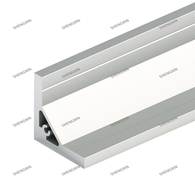 Profiles d'extrusion en aluminium de série 6000 anodisés en argent 6063 personnalisés