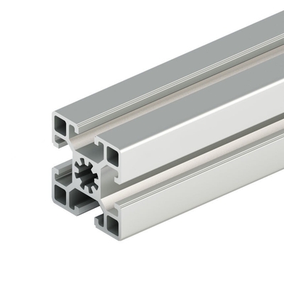 Tolérance de ± 1% pour les profils de tubes d'extrusion en aluminium anodisé argent pour structures énergétiques