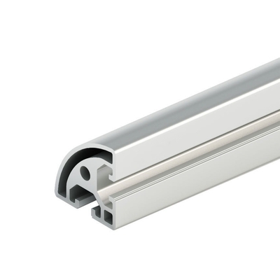 Tolérance de ± 1% pour les profils de tubes d'extrusion en aluminium anodisé argent pour structures énergétiques
