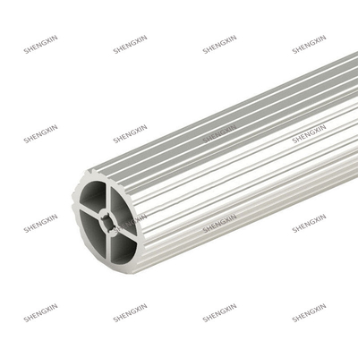Profiles d'extrusion à fente en alliage d'aluminium résidentiel en argent anodisé pour les projets