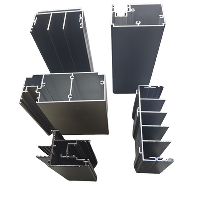 Profils d'extrusion en aluminium OEM en couleurs personnalisées pour anodiser les portes et les fenêtres