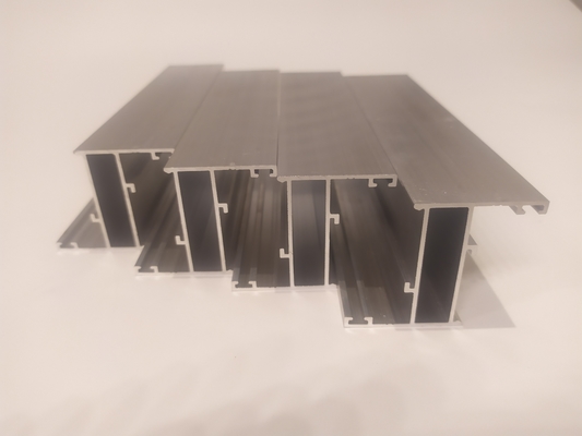 Profils d'extrusion en aluminium OEM en couleurs personnalisées pour anodiser les portes et les fenêtres