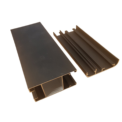Température T3-T8 Couche en poudre brillante mate en aluminium Casement coulissant Fenêtres et portes en aluminium