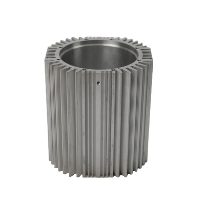 Profiles d'extrusion en aluminium anodisé en argent pour boîtiers de moteur de taille personnalisée
