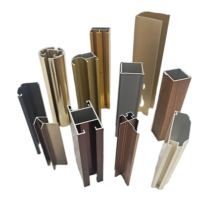 6063 Alliage d'aluminium Shengxin Champagne Bronze Profil de fenêtre de porte anodisé pour le marché