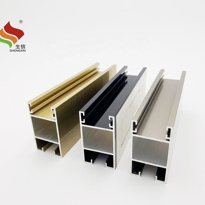 6063 Alliage d'aluminium Shengxin Champagne Bronze Profil de fenêtre de porte anodisé pour le marché