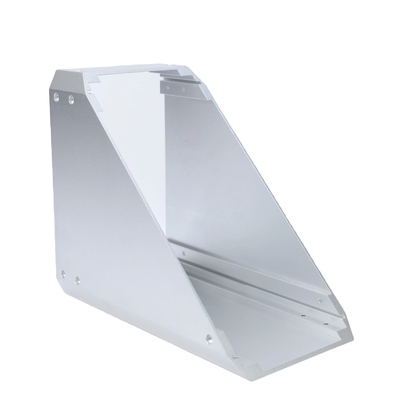 Profils d'extrusion en aluminium anodisé en argent de la série 6000 avec taille personnalisée