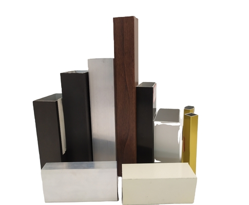 Design moderne personnalisé couleur anodisée Profiles AL 6063 Profil en aluminium de fenêtre