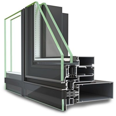 Profiles d'extrusion en aluminium pour fenêtres et portes répondent à la norme GB Shengxin