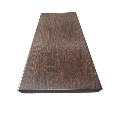 Finition de revêtement en bois 3D pour porte de placard en bois en alliage d'aluminium 6063 6061