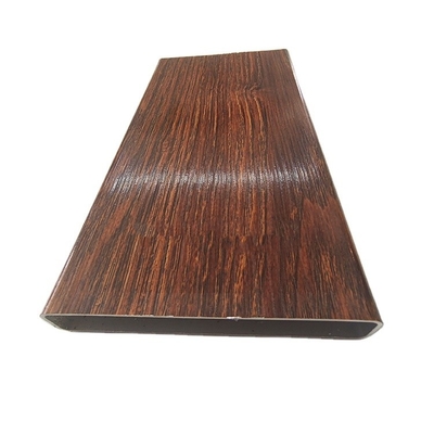 Finition de revêtement en bois 3D pour porte de placard en bois en alliage d'aluminium 6063 6061
