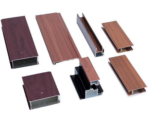 Profiles d'extrusion en aluminium de 1 pouce x 1 pouce Longueur 0,5-6,0M T3-T8 pour diverses applications