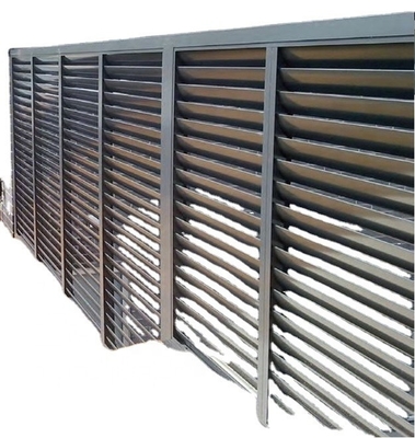 Système réglable en aluminium pour la clôture extérieure