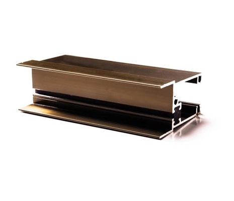 L'alliage ou non est l'alliage Profiles de porte coulissante de garde-robe Profil d'aluminium extrudé sur mesure