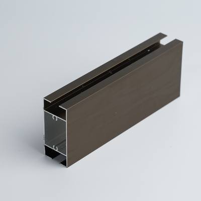 Profiles en aluminium sur mesure pour cadres coulissants de fenêtres et de portes 6063 T5 revêtement en poudre